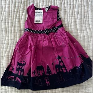 Jojo Maman Bébé Holiday Party Dress 12-18M New with tags
